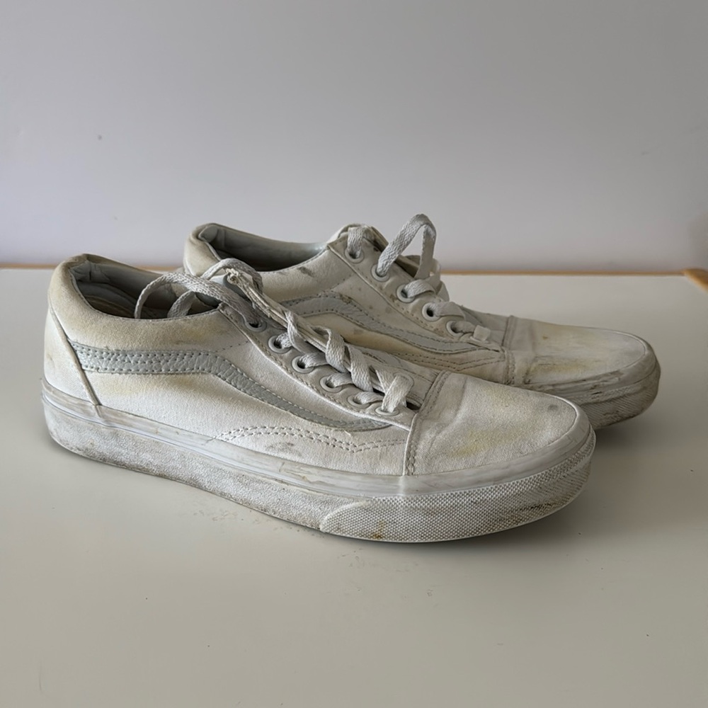 VANS Canvas Old Skool True White Shoes